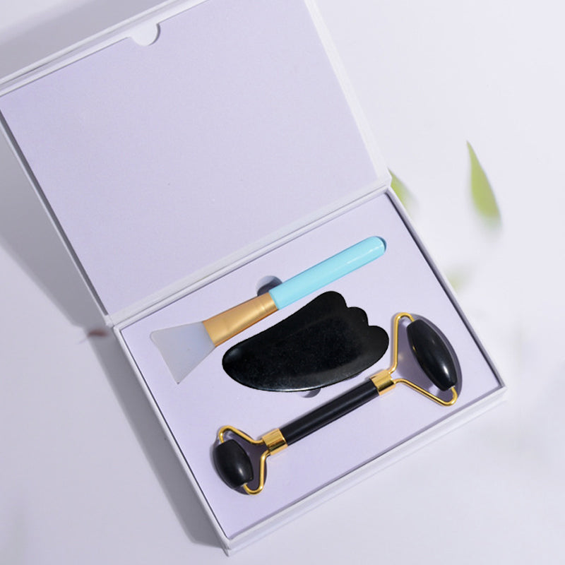 SereneGlow Gua Sha Face Jade Roller