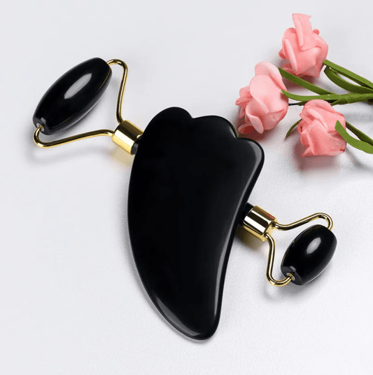 SereneGlow Gua Sha Face Jade Roller